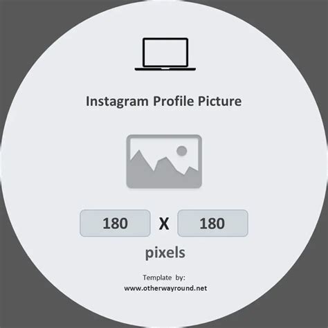Size instagram profile picture